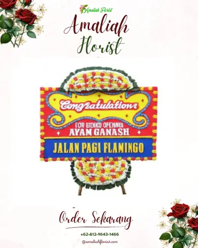 Bunga Papan Congratulation di Batok